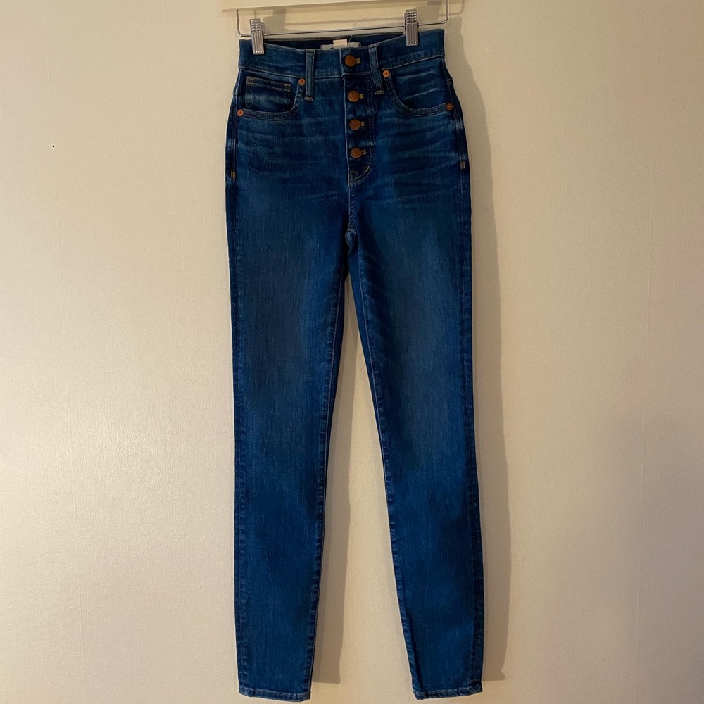 Madewell 11 inch high rise skinny jeans